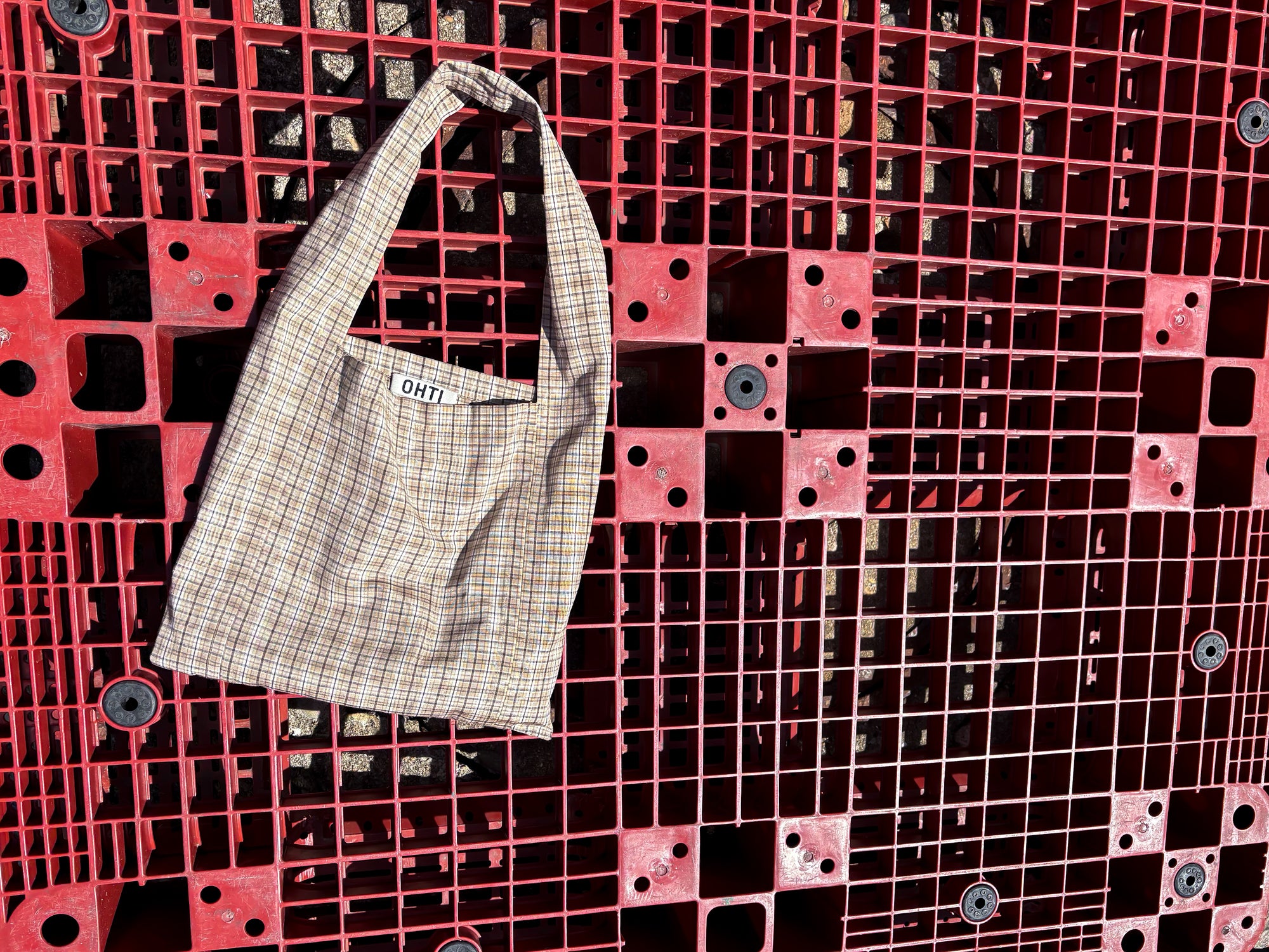 Everyday Tote SML Oat Check