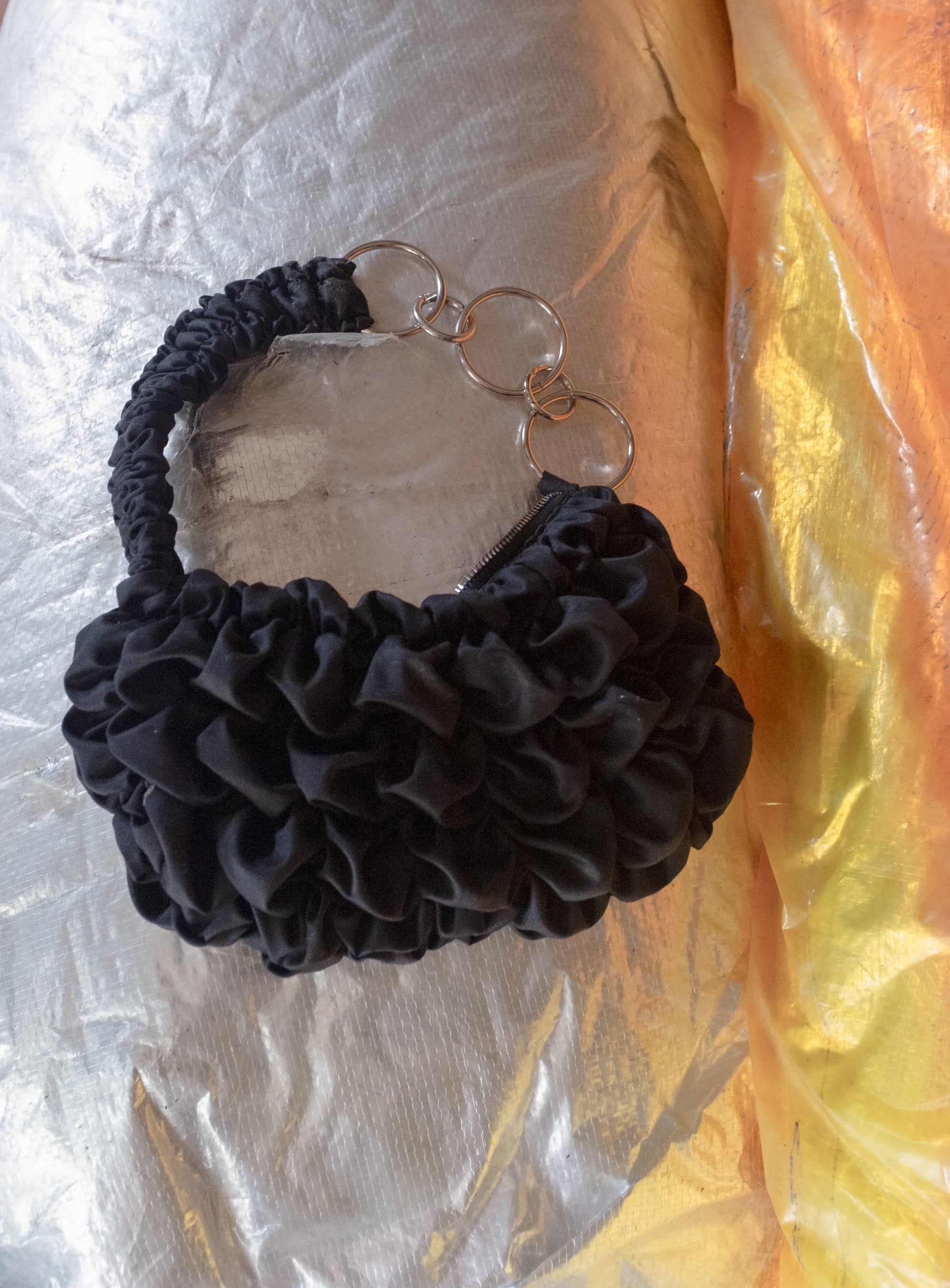 Handbag 01 Black Wool