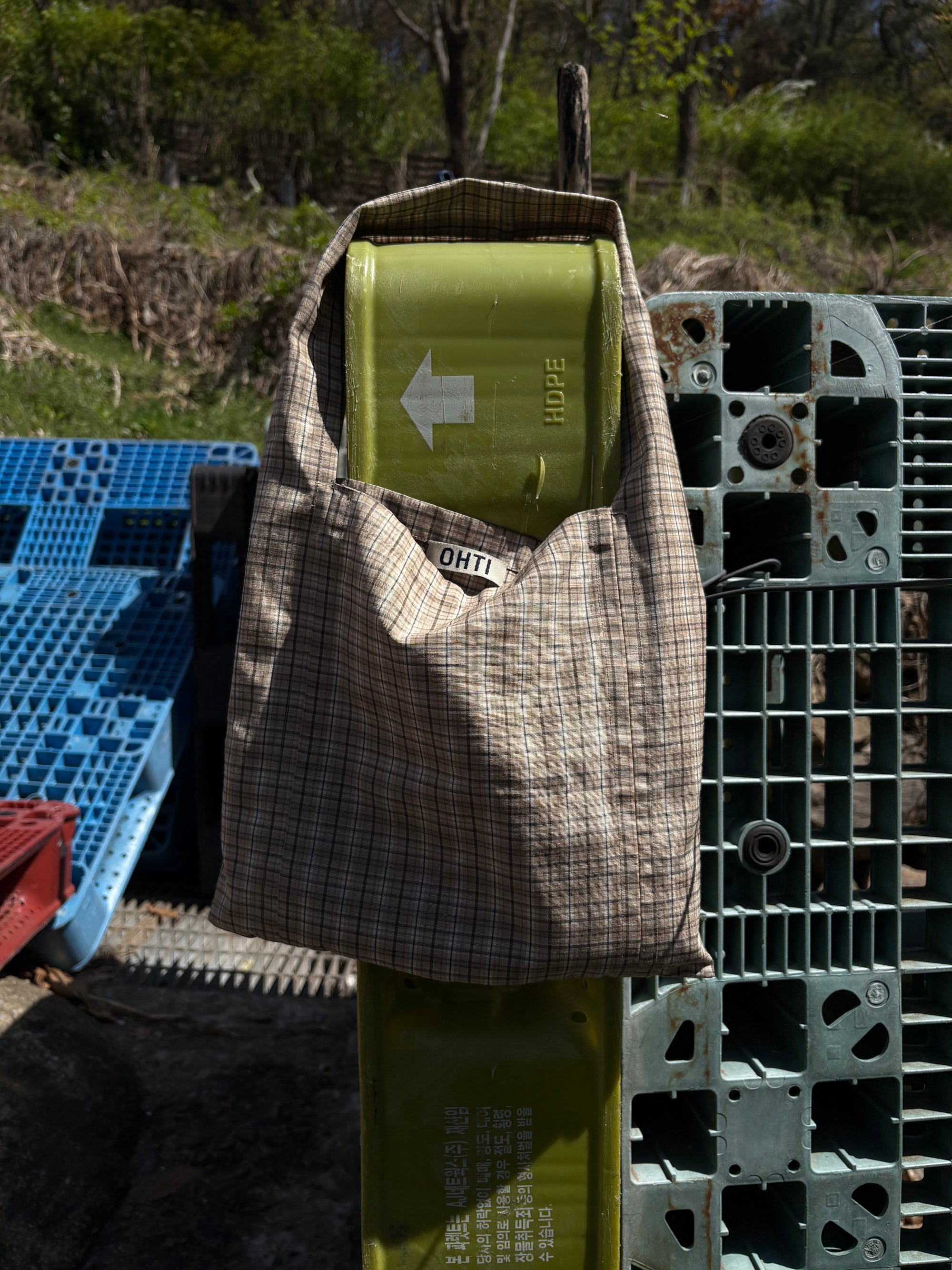Everyday Tote SML Oat Check