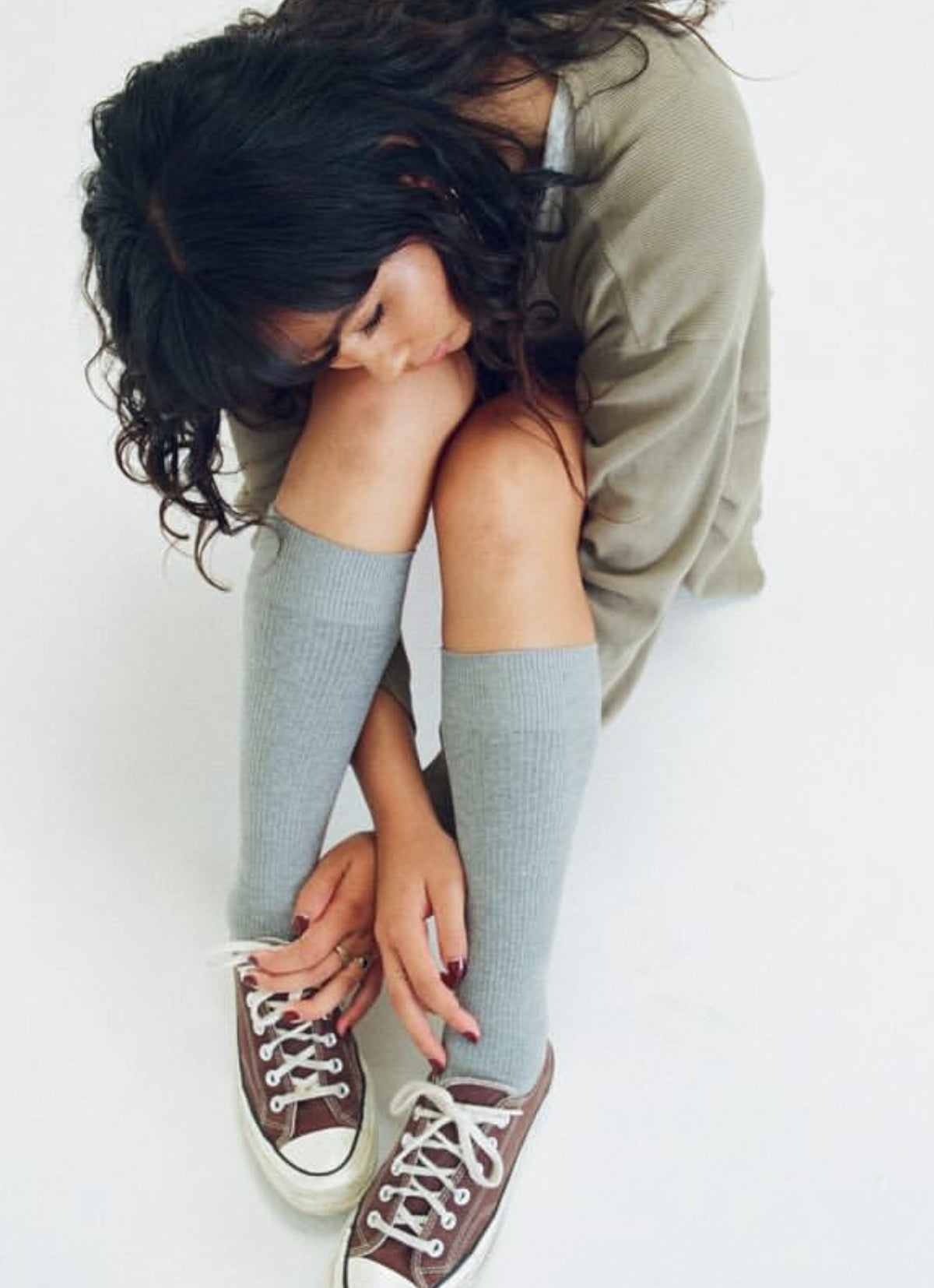 Tall Sock Grey