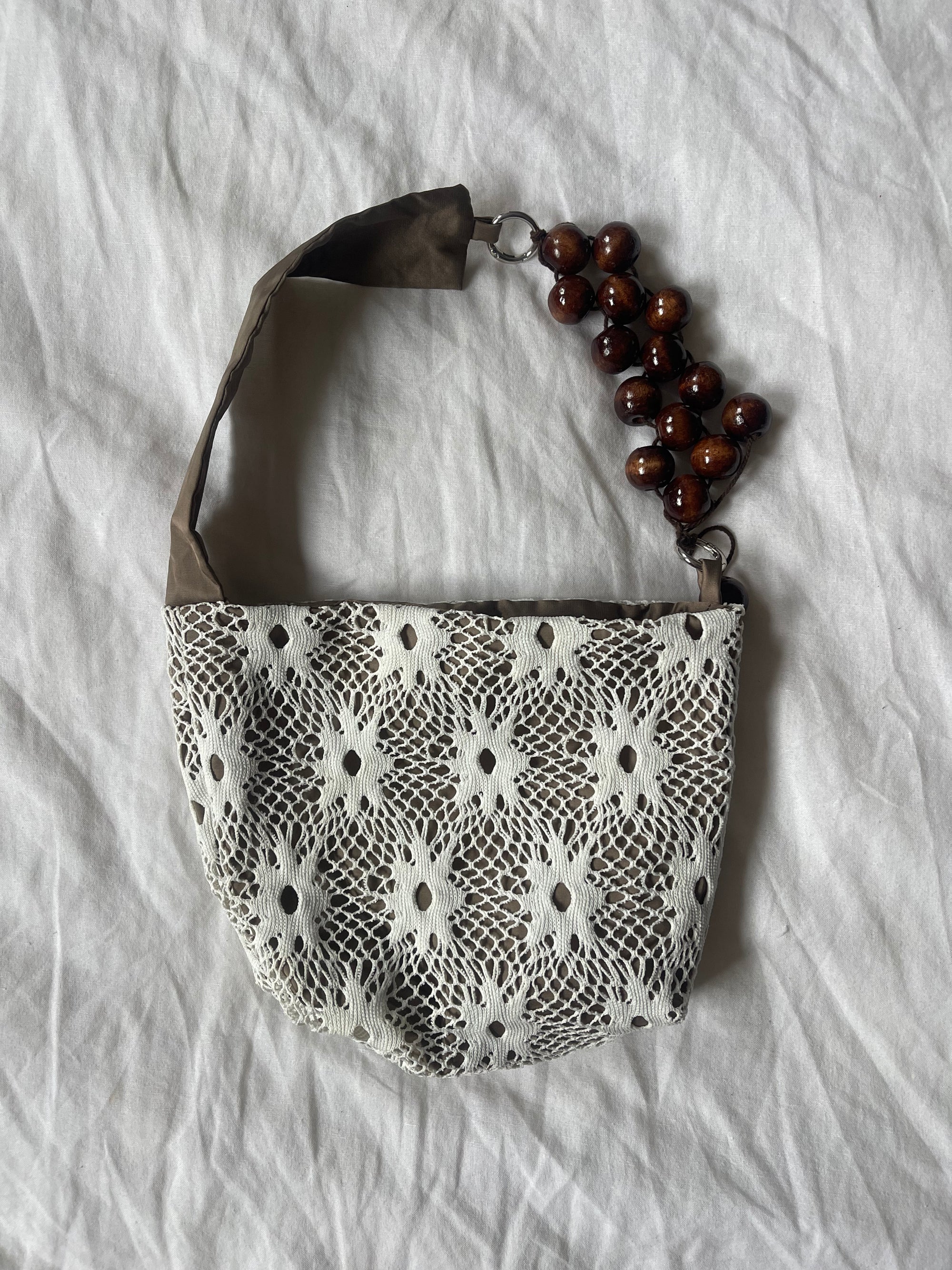 Sample: Lace Everyday Tote Extra Small + Beaded