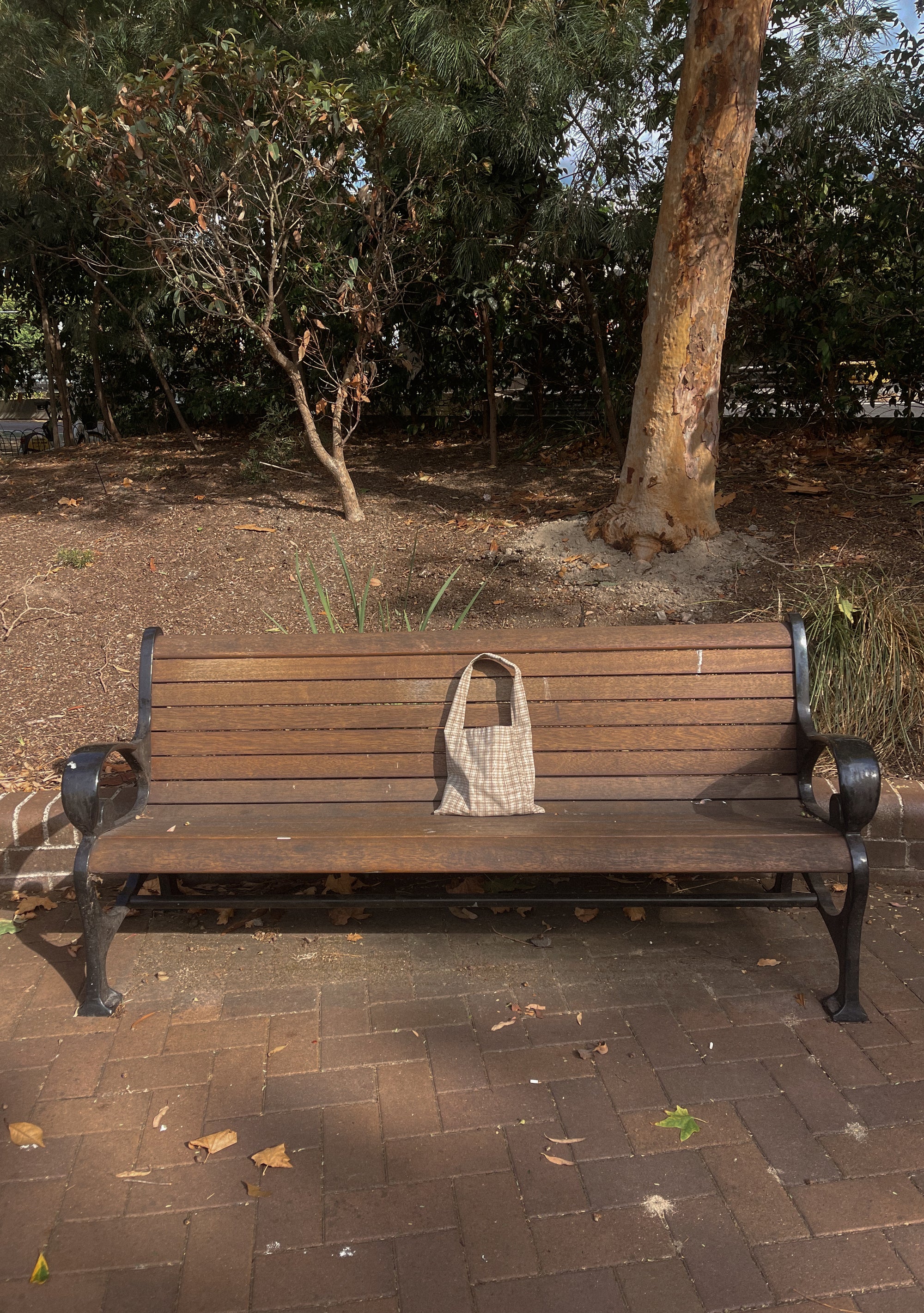 Everyday Tote SML Oat Check