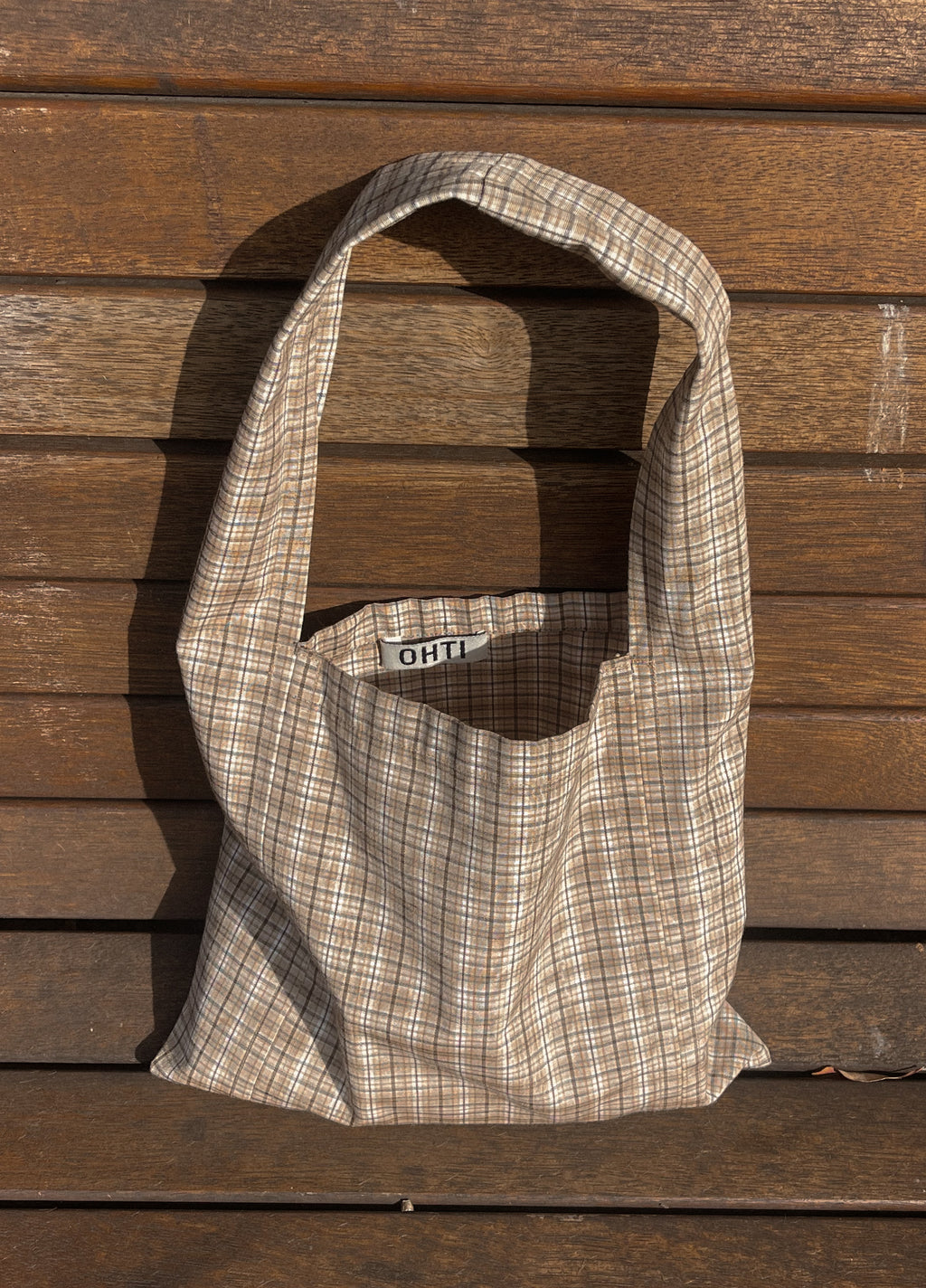 Everyday Tote SML Oat Check