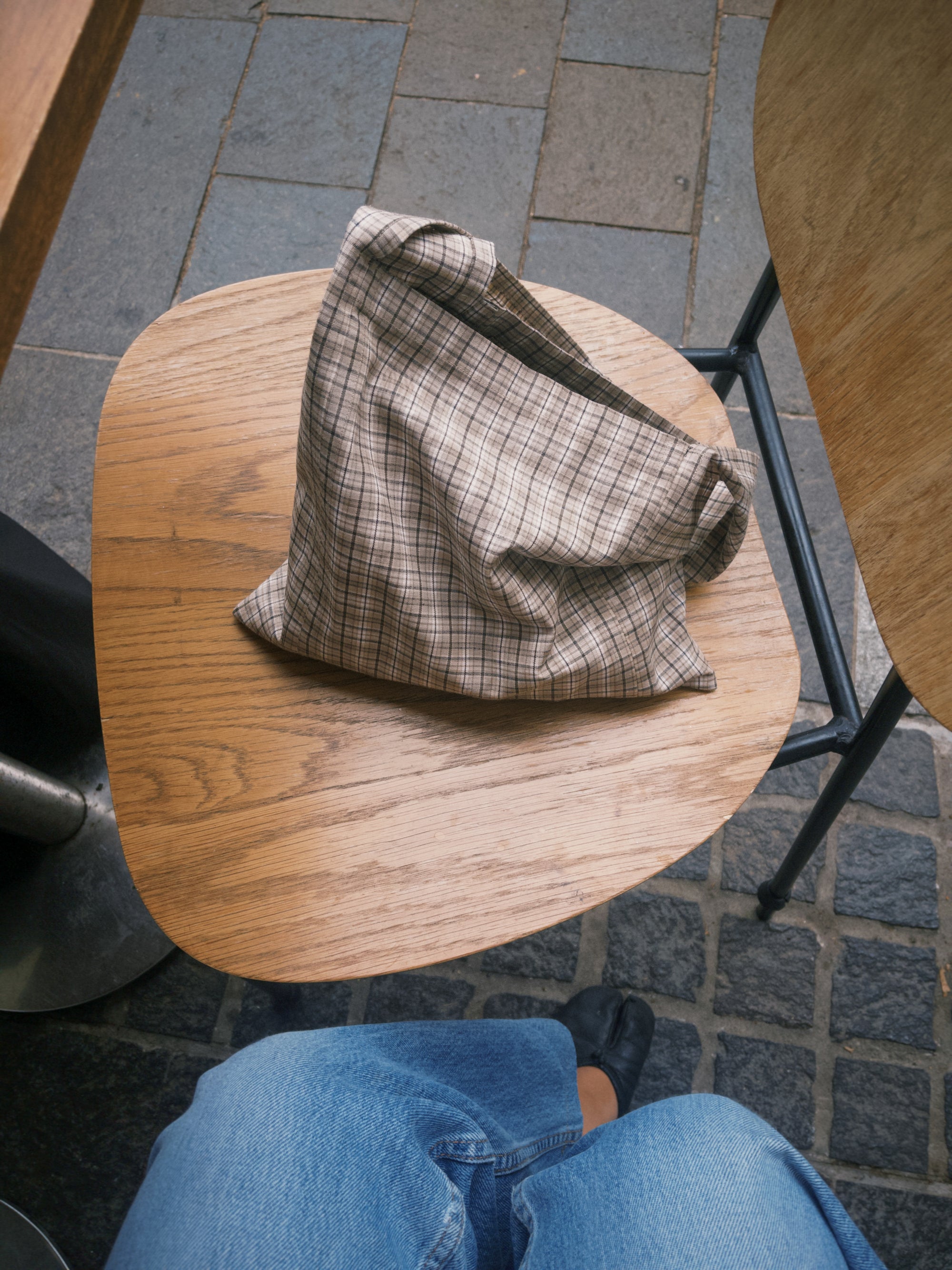 Everyday Tote SML Oat Check